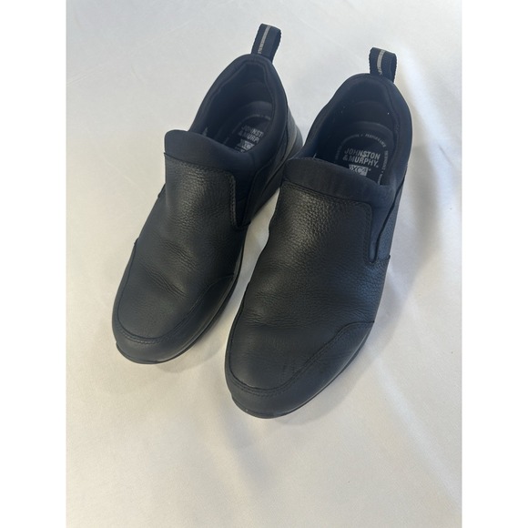 Johnston & Murphy Black Sheepskin Loafers‎ Size 8 1/2 - Picture 3 of 10